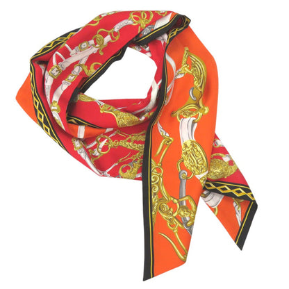 Hermes Scarf Silk Multicolor Maxi Twilly Maxi Twilly Brides De Gala Women