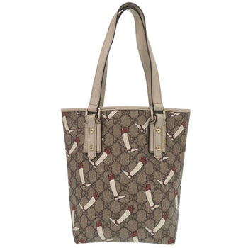 Gucci Tote Bag Gg Supreme Brown Gg Pattern Tote Bag Pvc Bootspattern Women