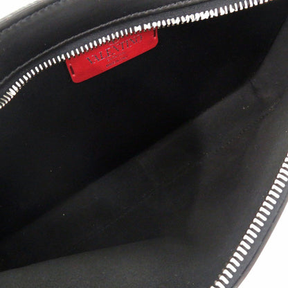 Valentino Waist Bag B0719Wjw 0Ni Leather Black Mens
