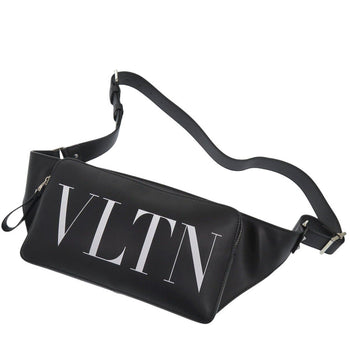 Valentino Waist Bag B0719Wjw 0Ni Leather Black Mens