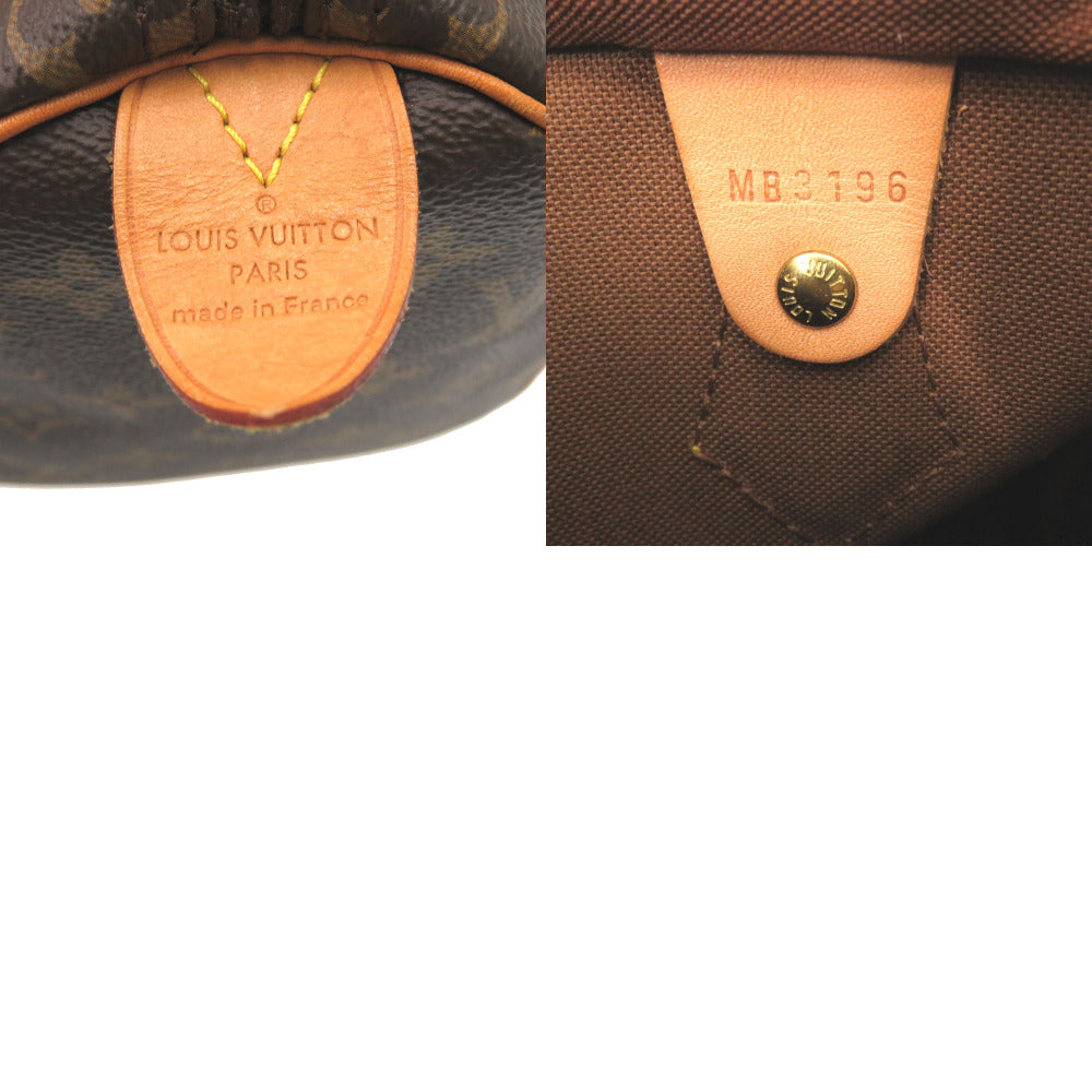 Louis Vuitton Handbag M41109 Monogram Canvas Brown Monogram Speedy 25 Women