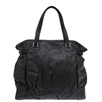 Gucci Tote Bag 257290 Leather Black Guccisima