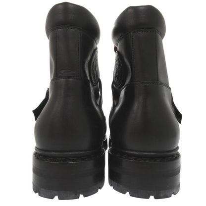 Hermes Boots 132251Zh Leather Black Hiking Mountain Boots Size 39 Mens 39
