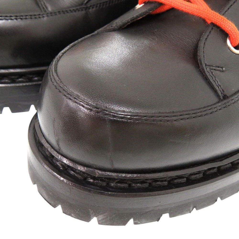 Hermes Boots 132251Zh Leather Black Hiking Mountain Boots Size 39 Mens 39