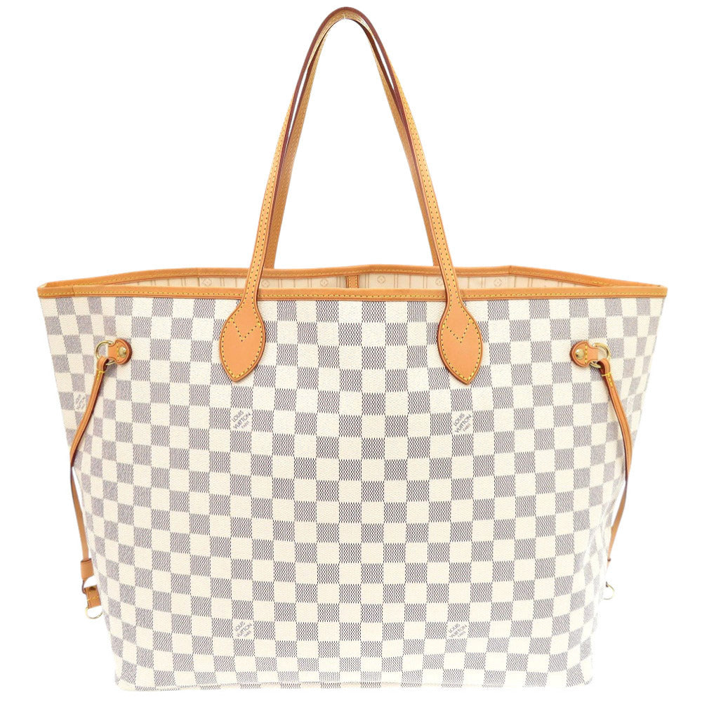 Louis Vuitton Tote Bag N51108 Damier Azur Canvas White Damier Azur Neverfull Gm Women