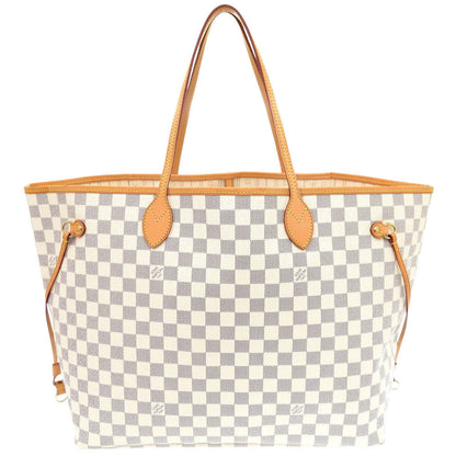 Louis Vuitton Tote Bag N51108 Damier Azur Canvas White Damier Azur Neverfull Gm Women
