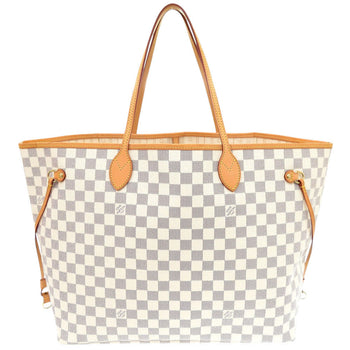 Louis Vuitton Tote Bag N51108 Damier Azur Canvas White Damier Azur Neverfull Gm Women