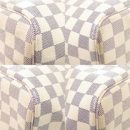 Louis Vuitton Tote Bag N51108 Damier Azur Canvas White Damier Azur Neverfull Gm Women