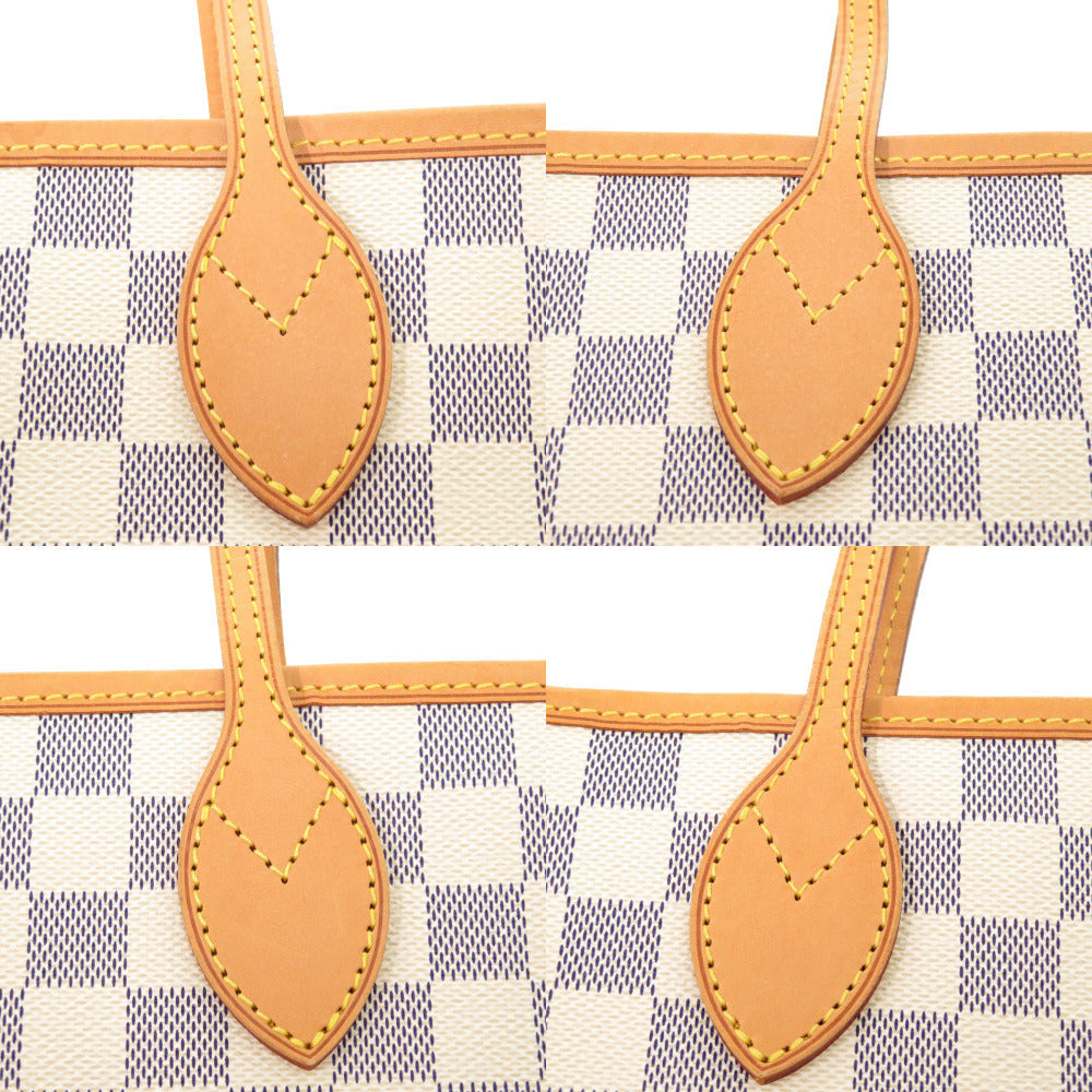 Louis Vuitton Tote Bag N51108 Damier Azur Canvas White Damier Azur Neverfull Gm Women