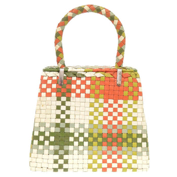 Salvatore Ferragamo Handbag Do-217228 Leather White Gancini Women