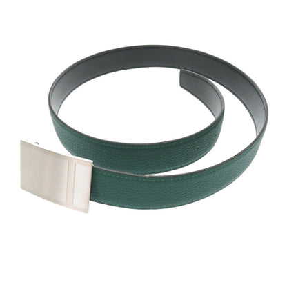 Hermes Belt Boxcalf, Togo Green Women 75