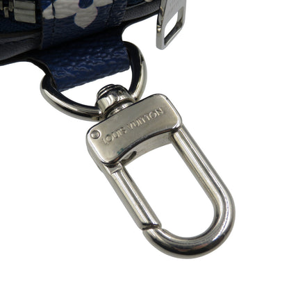 Louis Vuitton Pouch Gi0491 Monogram Canvas, Leather Blue Lv Escal Earphone Case Unisex(Unisex)