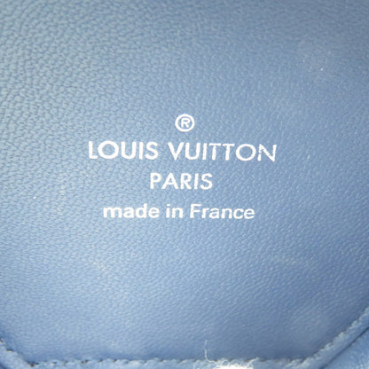Louis Vuitton Pouch Gi0491 Monogram Canvas, Leather Blue Lv Escal Earphone Case Unisex(Unisex)