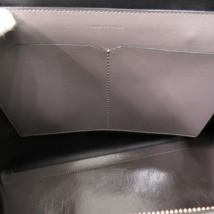 Burberry Shoulder Bag Enamel Gray 2Way Soft Banner Women