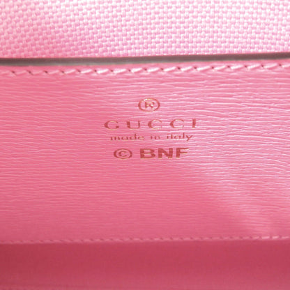 Gucci Handbag 671623 Leather Pink Bananya Collaboration Women