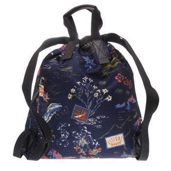Bally Backpack Nylon Blue Drawstring Falco.Npr 27 Multibluesky Unisex(Unisex)