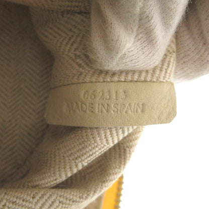 Loewe Clutch Bag Canvas Yellow Pouch Women