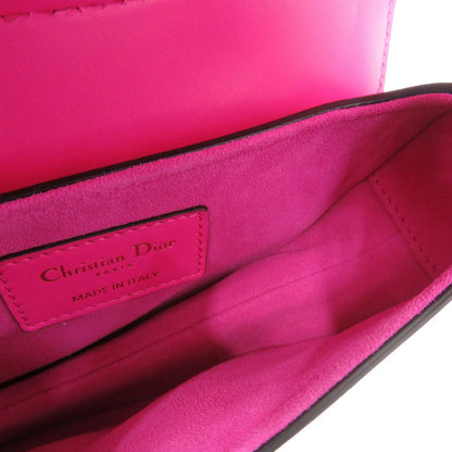 Christian Dior Handbag Leather Passion Pink Saddle Bag Women