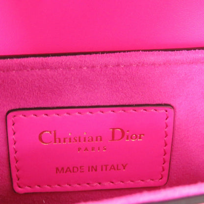 Christian Dior Handbag Leather Passion Pink Saddle Bag Women