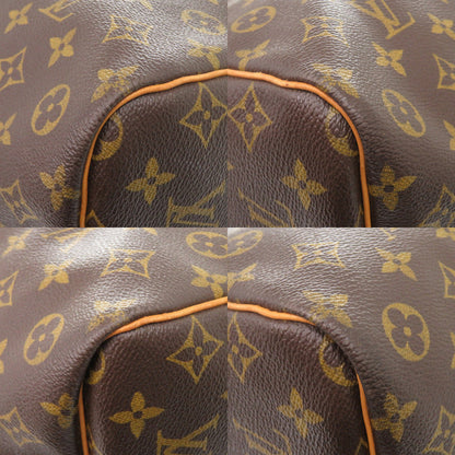 Louis Vuitton Boston Duffel Bag M41422 Monogram Canvas Brown Monogram Keepall 60 Mens