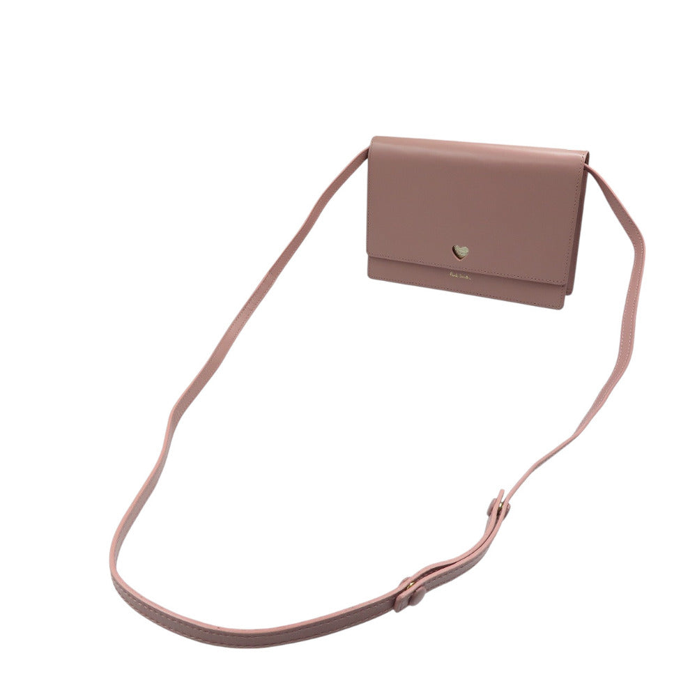 Paul Smith Long Wallet Purse Leather Pink Women
