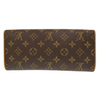 Louis Vuitton Shoulder Bag M51852 Monogram Canvas Brown Monogram Pochette Twin Gm Women