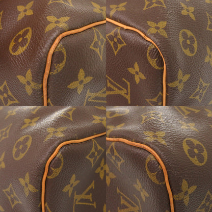 Louis Vuitton Boston Duffel Bag M41422 Monogram Canvas Brown Monogram Keepall 60 Mens