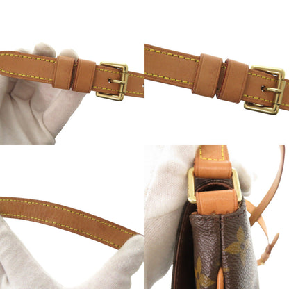 Louis Vuitton Shoulder Bag M51258 Monogram Canvas Brown Monogram Musette Salsa Short Strap Women