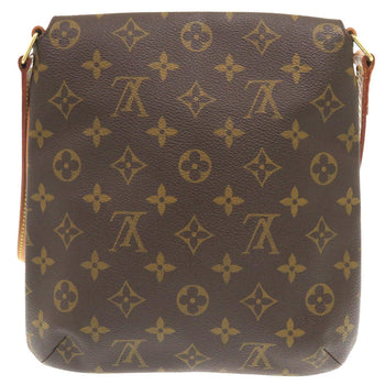 Louis Vuitton Shoulder Bag M51258 Monogram Canvas Brown Monogram Musette Salsa Short Strap Women