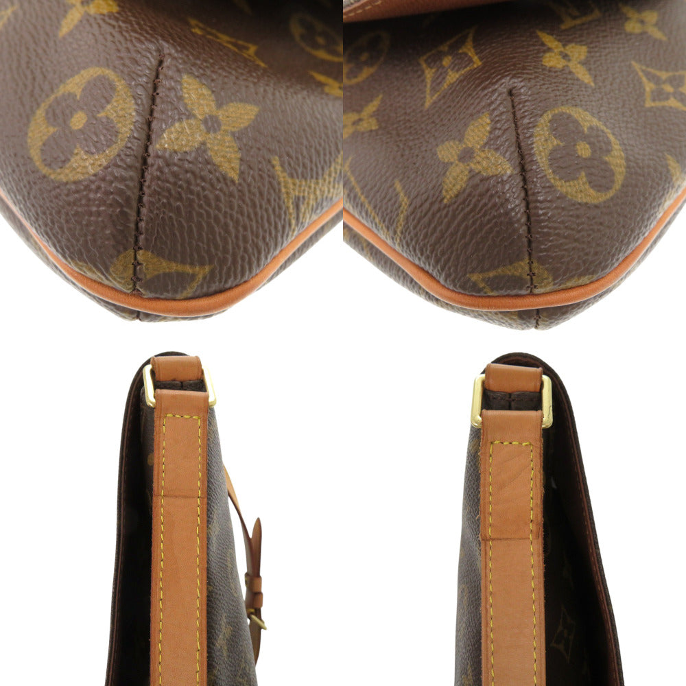 Louis Vuitton Shoulder Bag M51258 Monogram Canvas Brown Monogram Musette Salsa Short Strap Women
