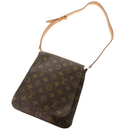 Louis Vuitton Shoulder Bag M51258 Monogram Canvas Brown Monogram Musette Salsa Short Strap Women