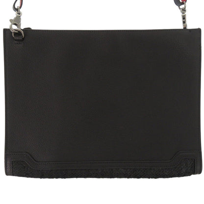 Christian Louboutin Shoulder Bag 3185202 Leather, Sequins Black Sky Porch Women