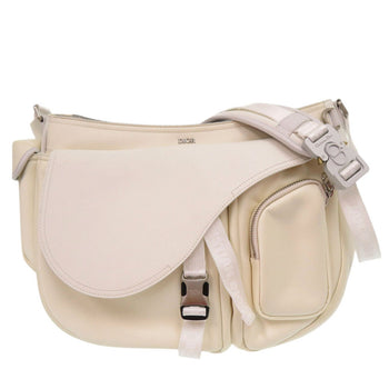 Christian Dior Shoulder Bag 1Adho029Usg Leather, Nylon White Sacai Collaboration Dior Sacai Saddle