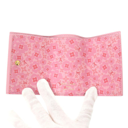 Louis Vuitton Tri-Fold Wallet M80088 Leather Pink Portefeuille Rock Mini Women