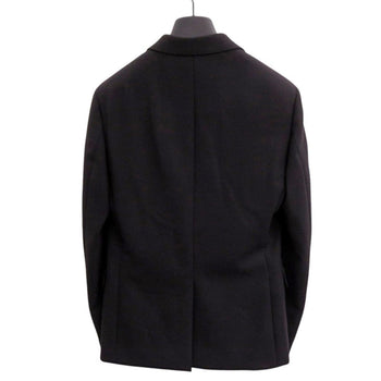 Fendi Tailored Jacket Fj0853 Wool, Polyurethane Black Mens 44