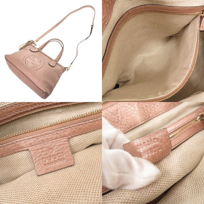 Gucci Handbag 308362 Leather Pink Soho