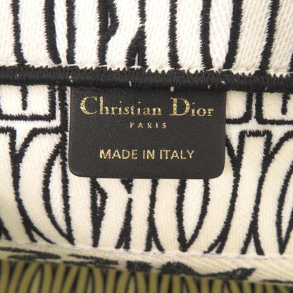 Christian Dior Handbag Canvas White Medium Book Tote In Embroidery Women(Unisex)