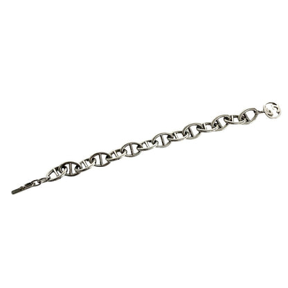 Gucci Bracelet Metal Silver Gg Motif Anchor Chain Bracelet Women(Unisex)