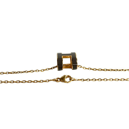 Hermes Necklace Gold Plated Gold Pop Ash Women