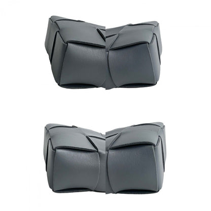 Bottegaveneta Shoulder Bag Leather Gray Intrecciato Arco Mini Women