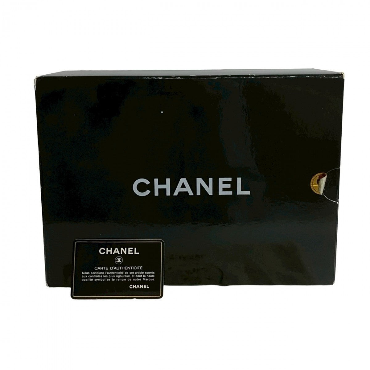 Chanel Shoulder Bag Lambskin Black Coco Mark Matrasse Women