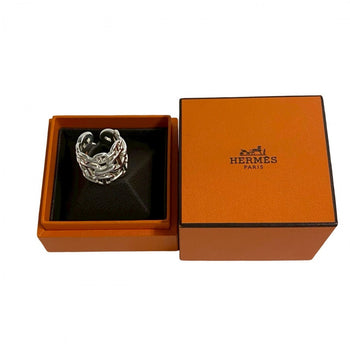 Hermes Ring H109506B Silver925 Silver Anchane Ring Gm Women(Unisex) 53