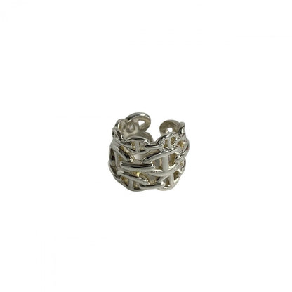 Hermes Ring H109506B Silver925 Silver Anchane Ring Gm Women(Unisex) 53