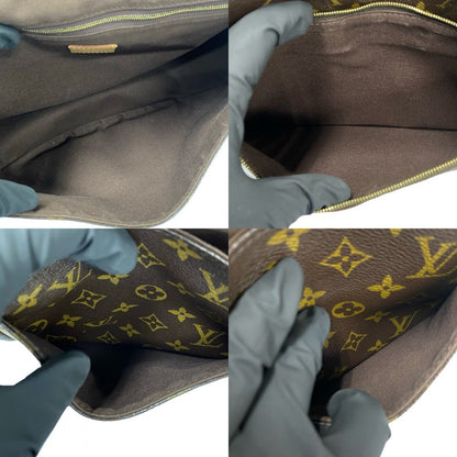 Louis Vuitton Shoulder Bag M40473 Leather, Pvc Brown Monogram Menilmontan Mm Mens(Unisex)