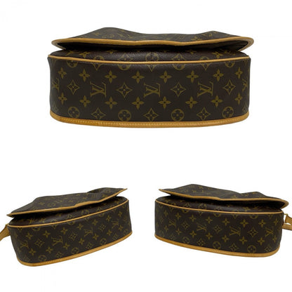 Louis Vuitton Shoulder Bag M40473 Leather, Pvc Brown Monogram Menilmontan Mm Mens(Unisex)