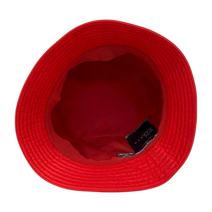 Prada Hat Nylon Red Triangular Logo Re-Nylon Women S
