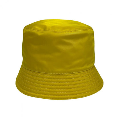 Prada Hat Nylon Yellow Triangular Logo Re-Nylon Mens M