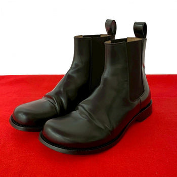Loewe Boots 092 404 Leather Black Terra Chelsea Boots Mens 41