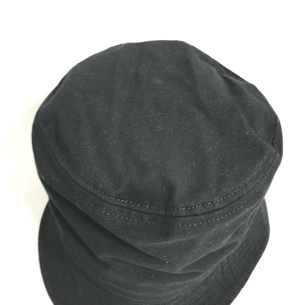 Valentino Hat Hga11Hcy Cotton Black V Logo Women 58