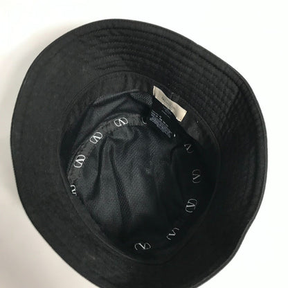 Valentino Hat Hga11Hcy Cotton Black V Logo Women 58